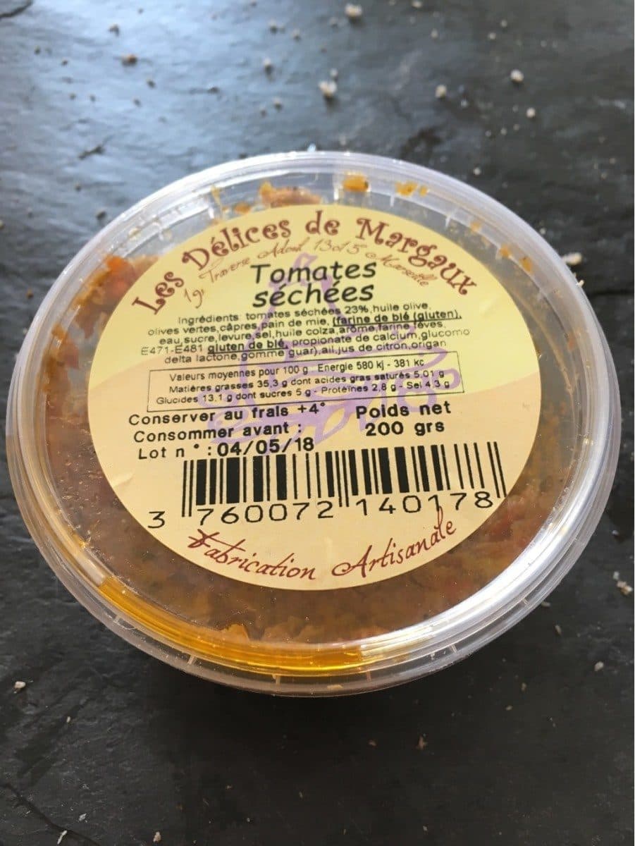 Open Food Facts Tomates sechées packshot