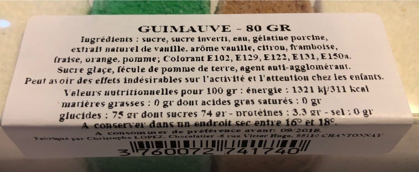 L’atelier du Caramel Guimauve Maison - étui 80 GR - 6 Cubes packshot