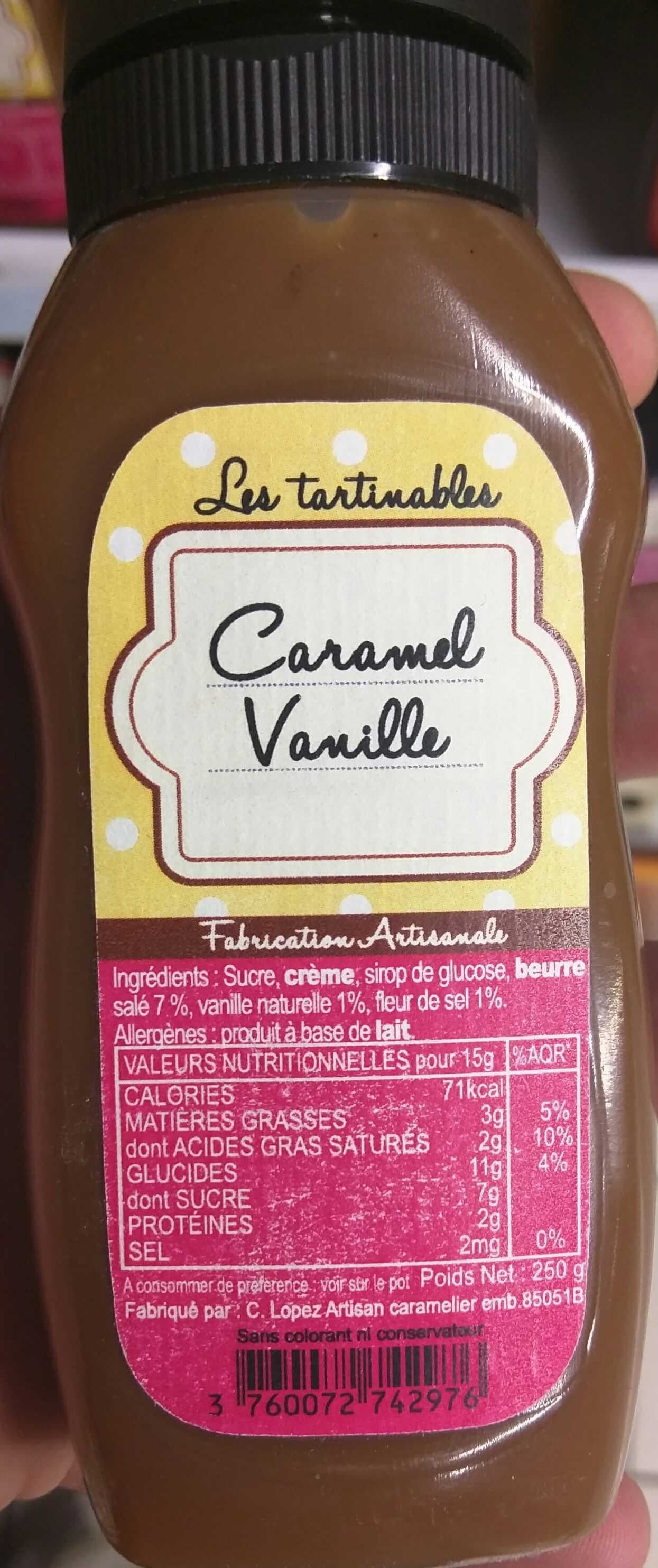 Sans marque Les Tartinables Caramel Vanille packshot