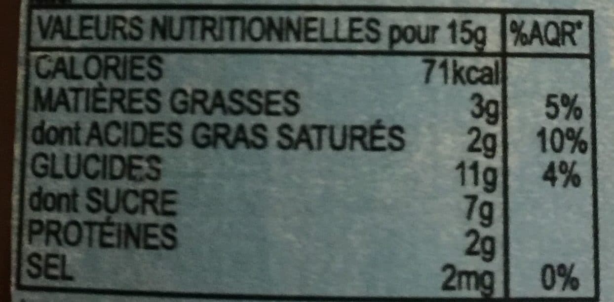 Open Food Facts Caramel au beurre salé à tartiner packshot
