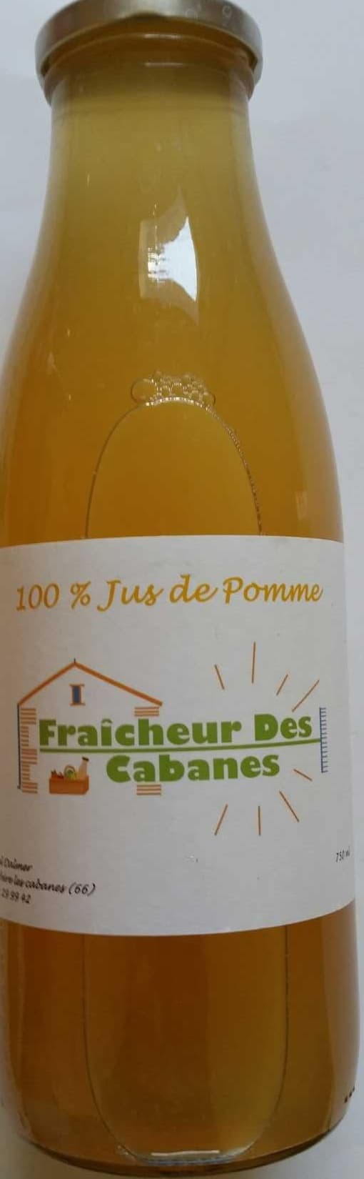 Fraîcheur des Cabanes Jus de pommes packshot