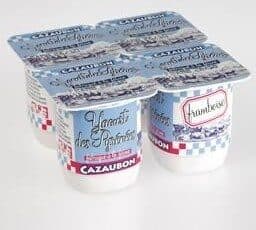 Cazaubon Yaourts Des Pyrenees Aux Framboises (fabriqué a La Ferme), Le Pot De packshot