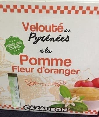 Cazaubon Cazaubon Velouté de pomme fleur d'oranger les 4 pots de 125 g packshot