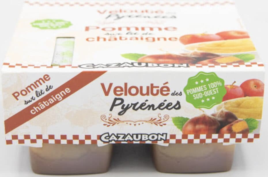 Cazaubon Velouté des Pyrénées - Pomme sur lit de châtaigne packshot