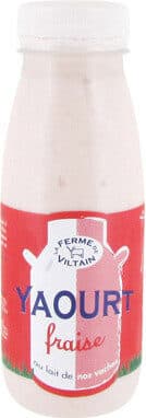 Open Food Facts Yaourt à boire fraise packshot