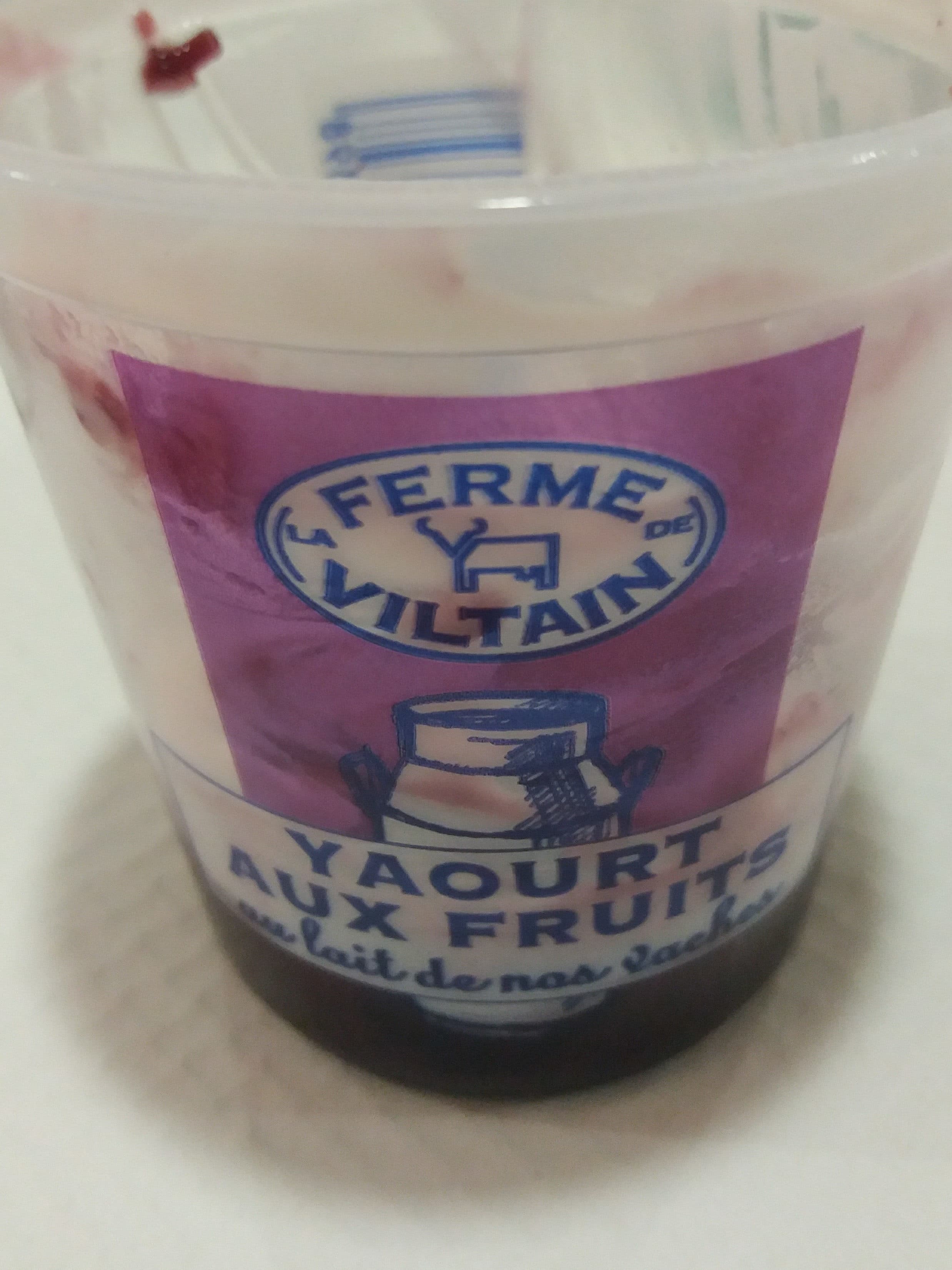 Ferme Viltain Yaourt aux Fruits packshot