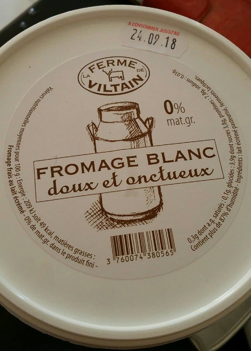 Ferme Viltain Fromage blanc packshot