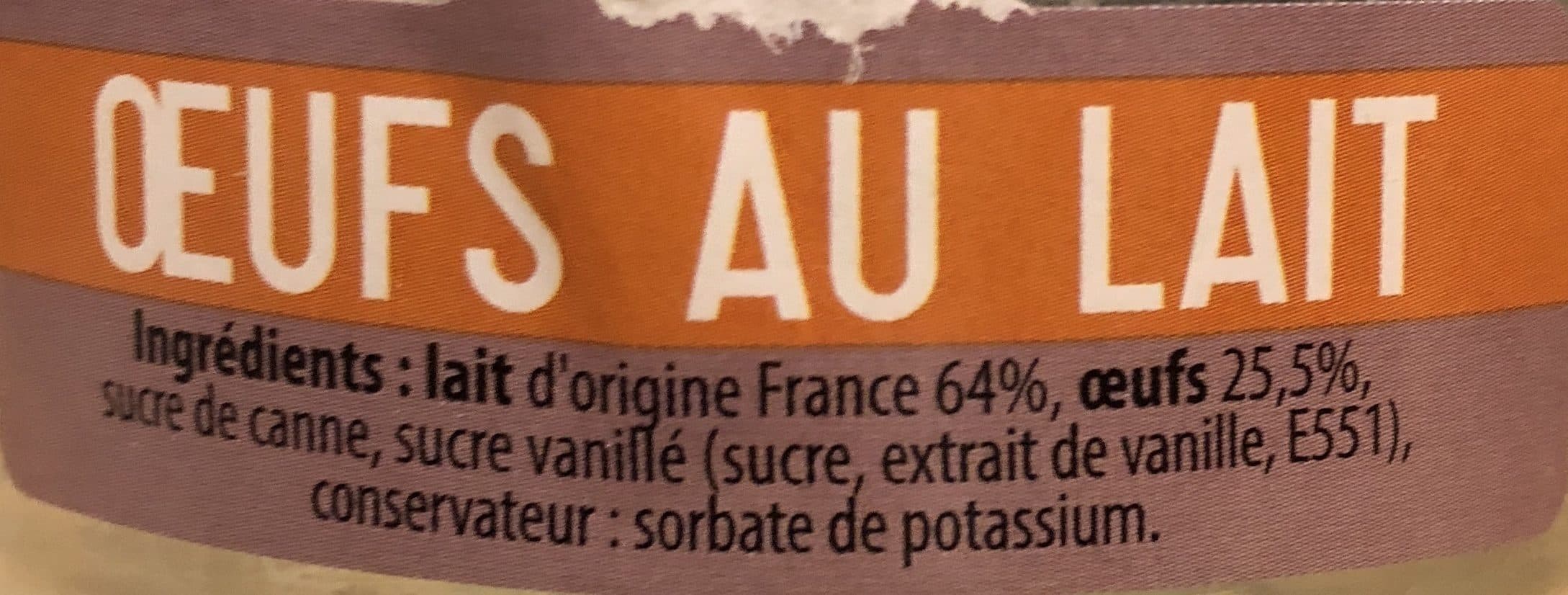 La Ferme de Viltain Oeufs au lait au sucre de Canne, 125g packshot