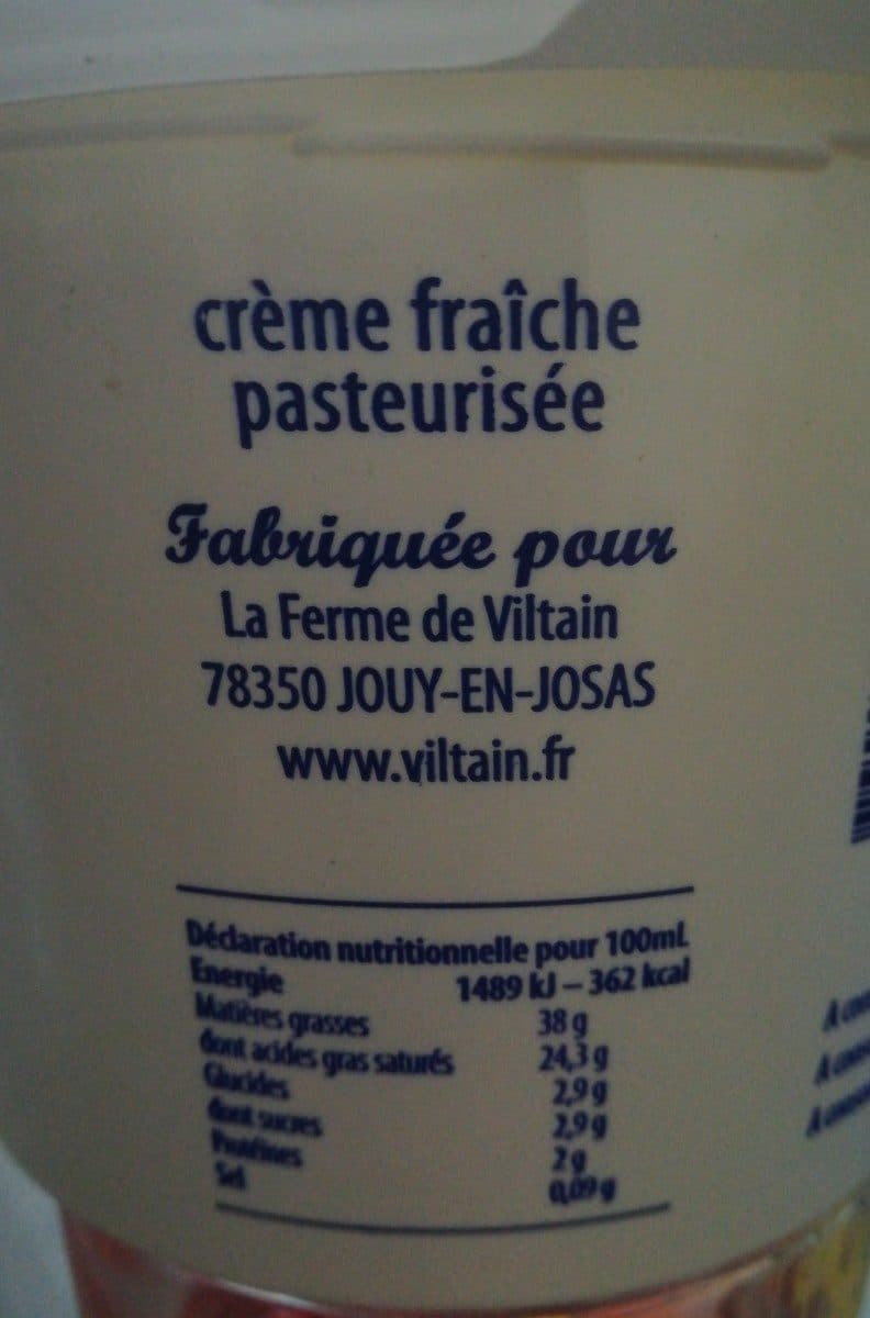La Ferme De Viltain Creme fraiche epaisse en pot packshot