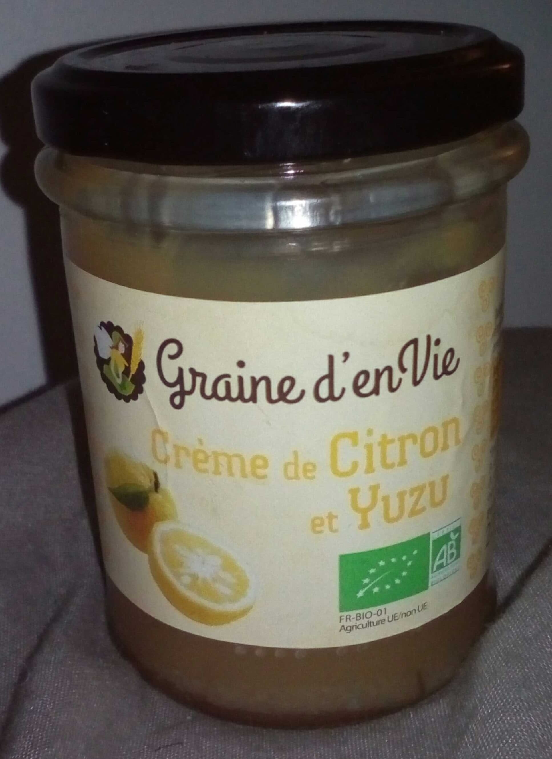 Graine d en vie Crème de citron et Yuzu packshot