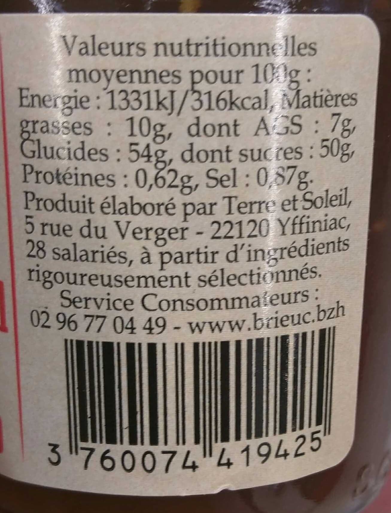 Brieuc Onctueux de Caramel Framboises packshot