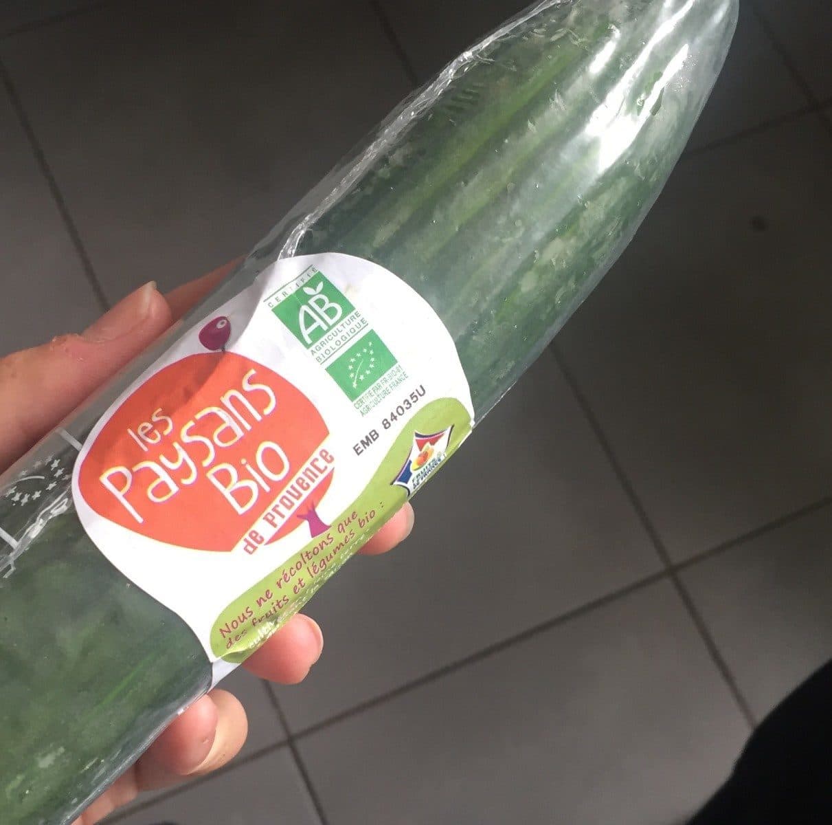 Les Paysans bio Concombre Bio, Espagne packshot