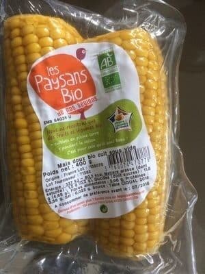 Les Paysans Bio De Nos Régions Maïs doux bio packshot