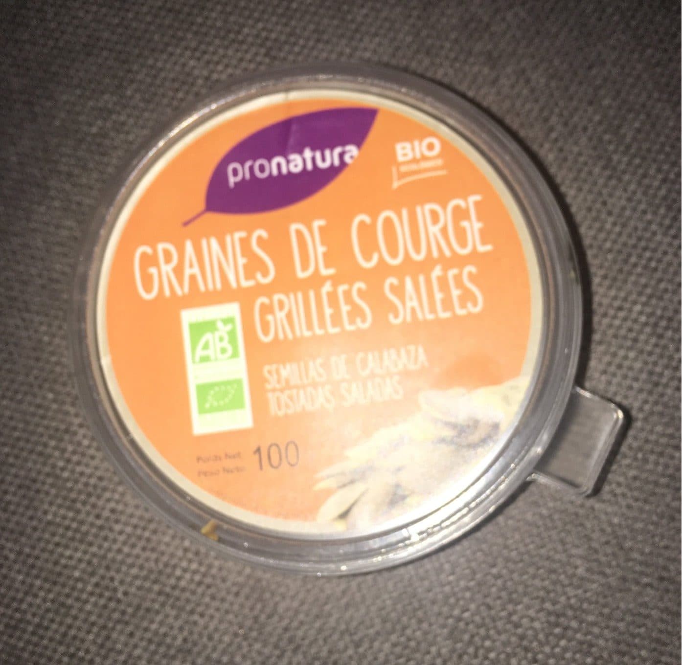 Pronatura Graines de courges grillees sallees packshot