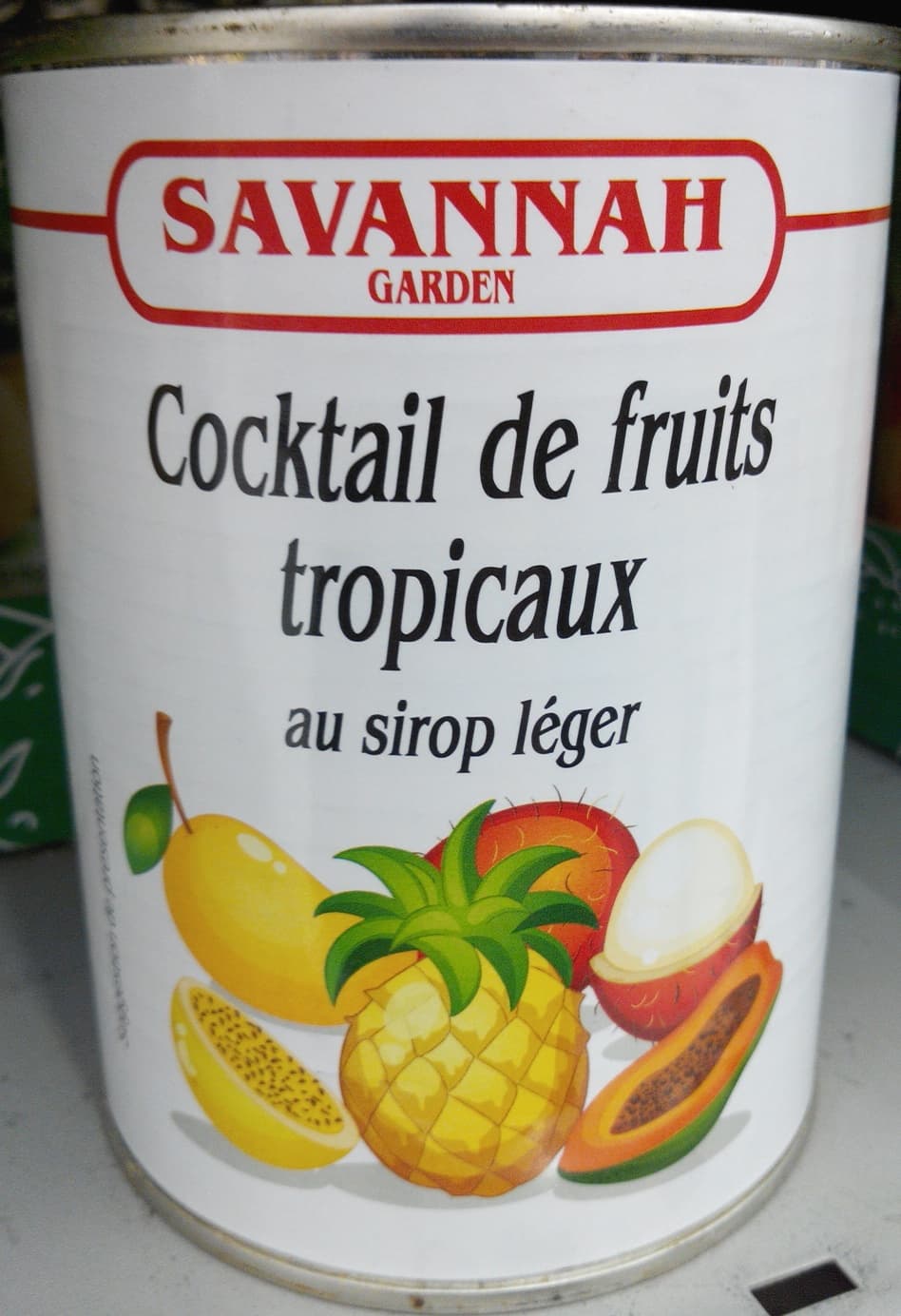Savannah Garden Cocktail de fruits tropicaux au sirop léger packshot