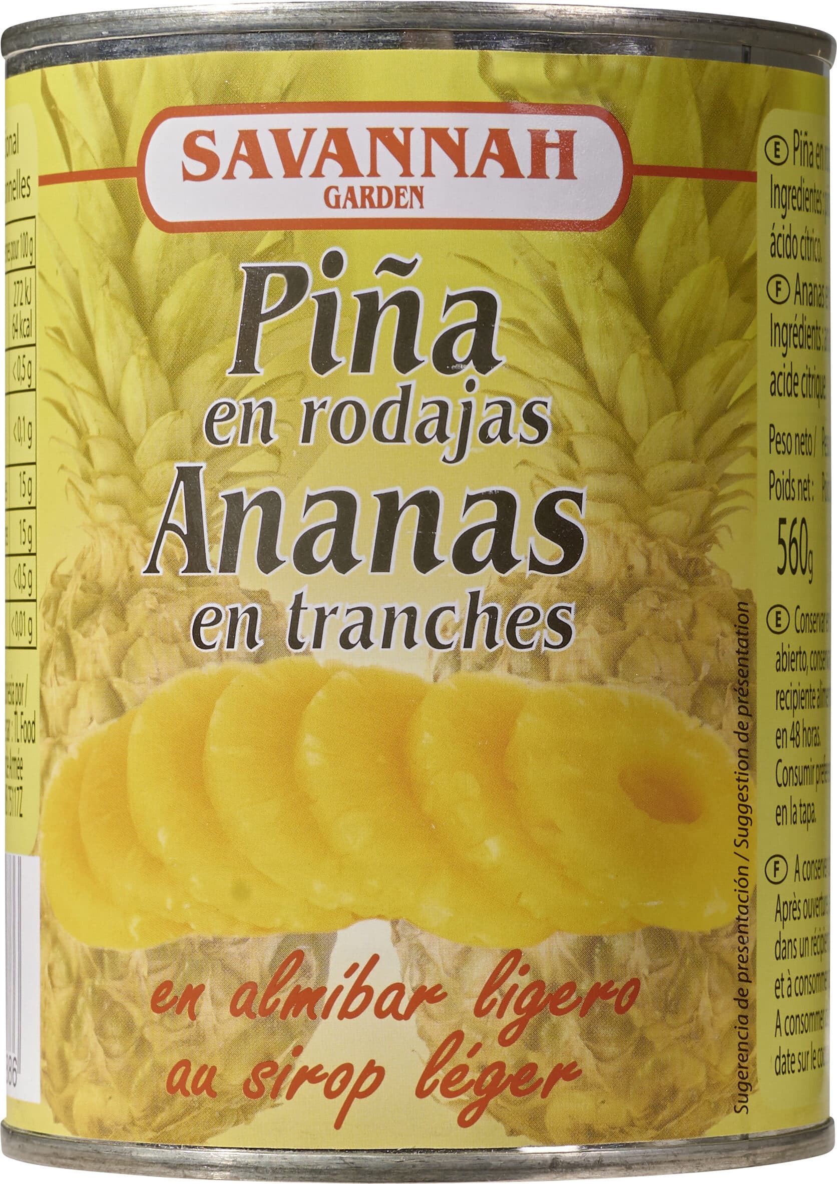 Savannah Garden Ananas en tranches packshot