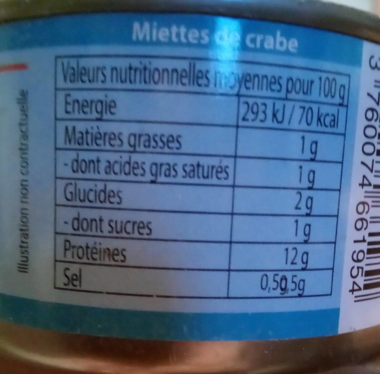 Savannah Bay Miettes de crabe packshot