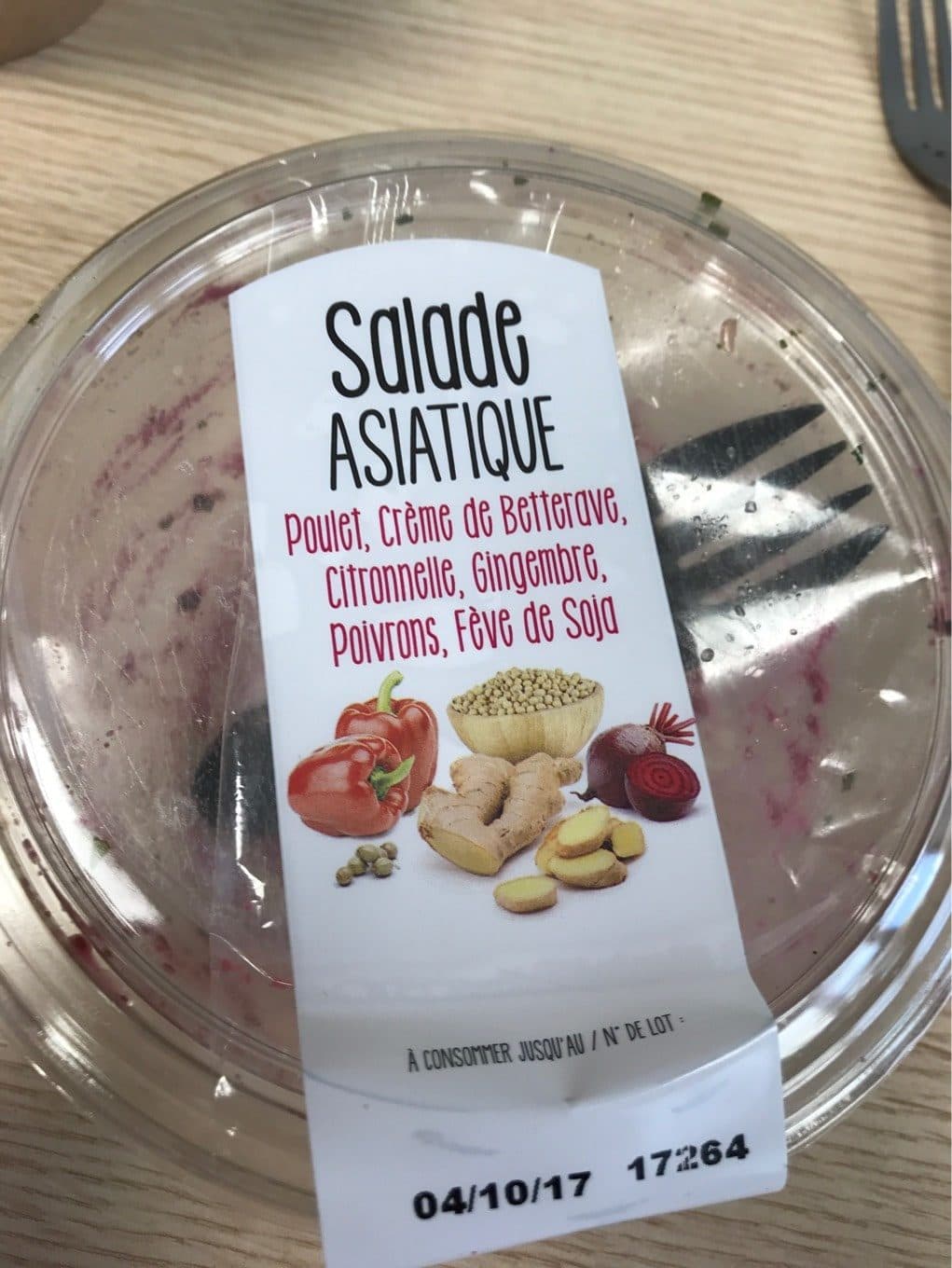 Inconnue Salade asiatique packshot