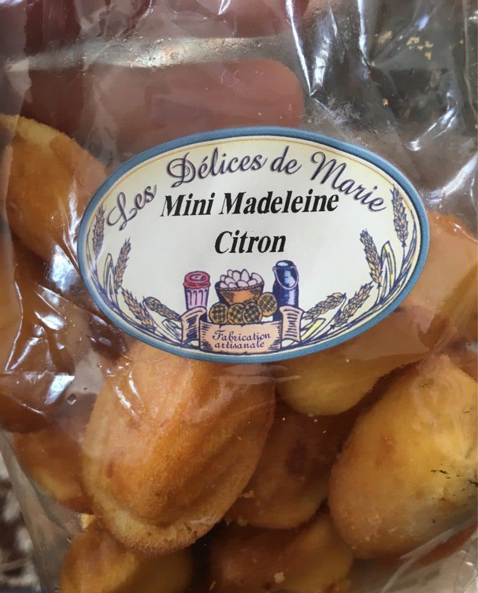 Les Délices de Marie Mini Madeleine Citron packshot