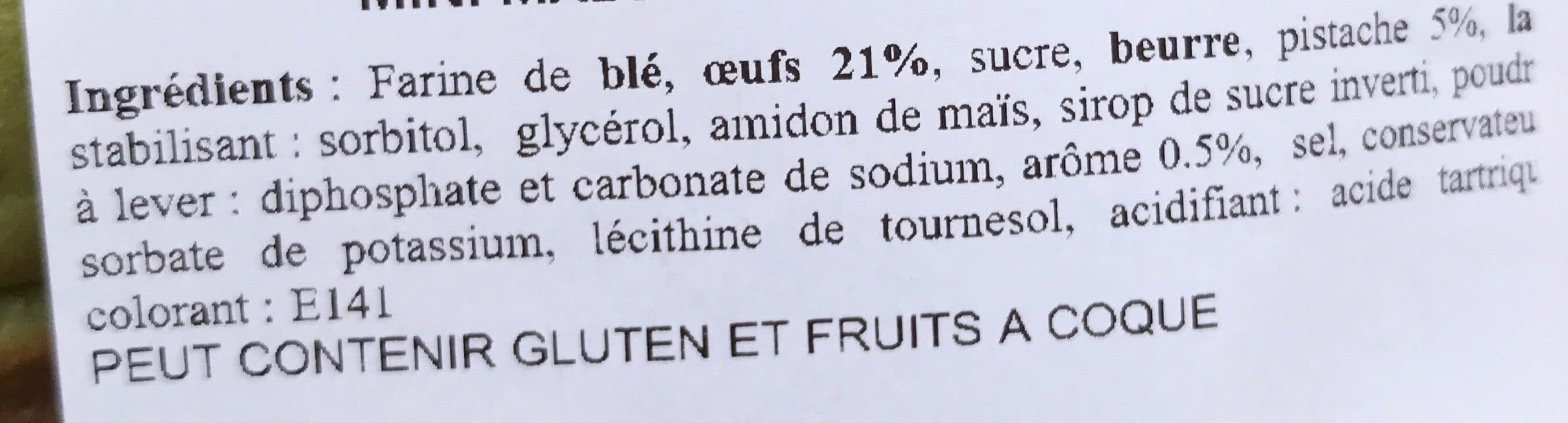 les délices de Marie Mini madeleine Marcel Proust packshot