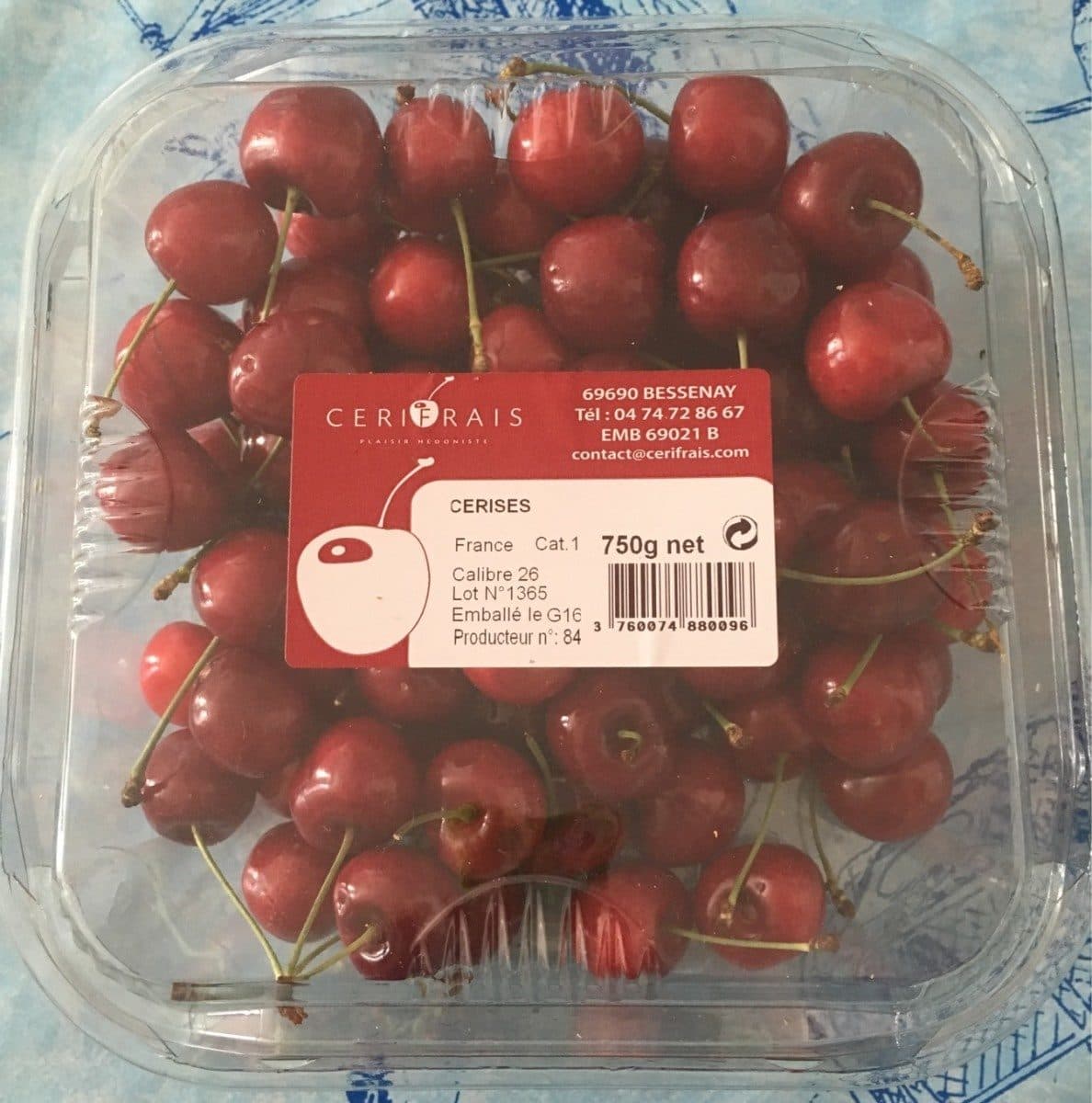 Cerifrais Cerises packshot