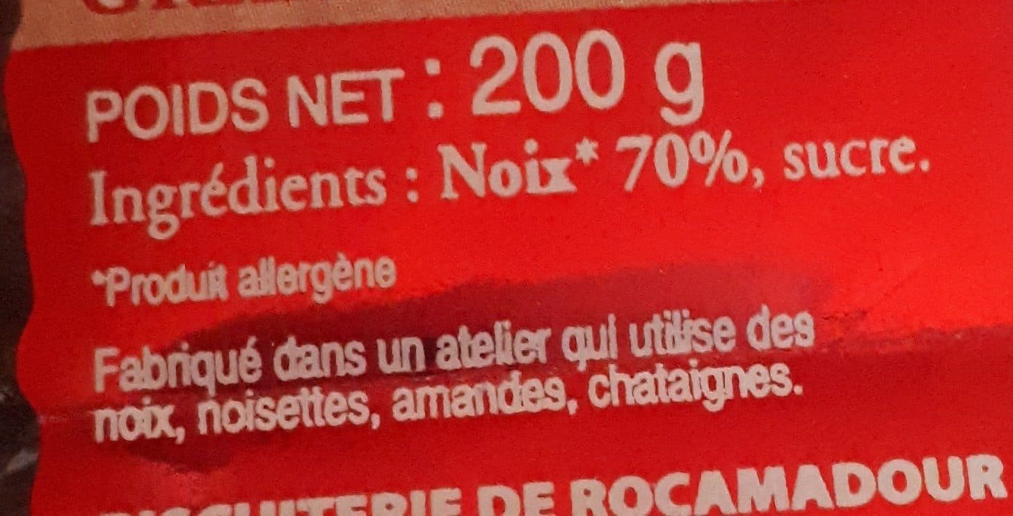 Les Délices du Rocamadour Cerneaux de noix packshot