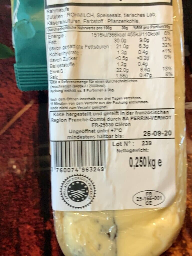 Lidl Morbier packshot