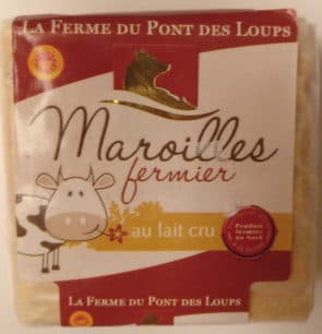 La Ferme du Pont des Loups Maroilles Fermier au lait cru packshot