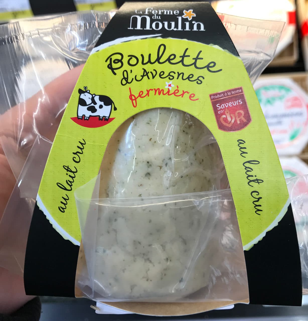 La Ferme du Moulin Boulette d'Avesnes fermière au lait cru packshot