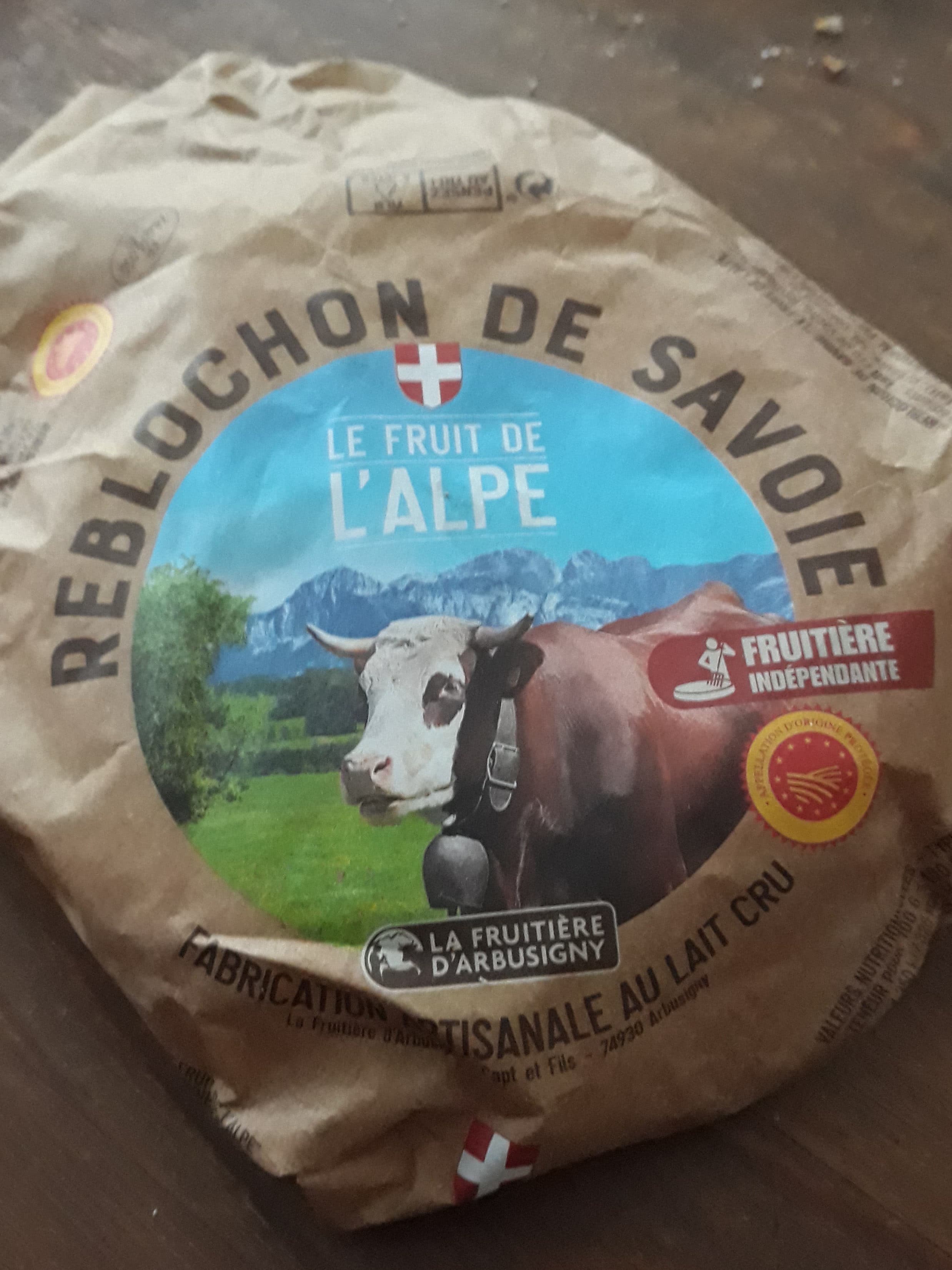 Le Fruit De L'alpe Reblochon de Savoie packshot