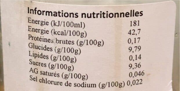 Open Food Facts Le jus de pomme des Monédières packshot