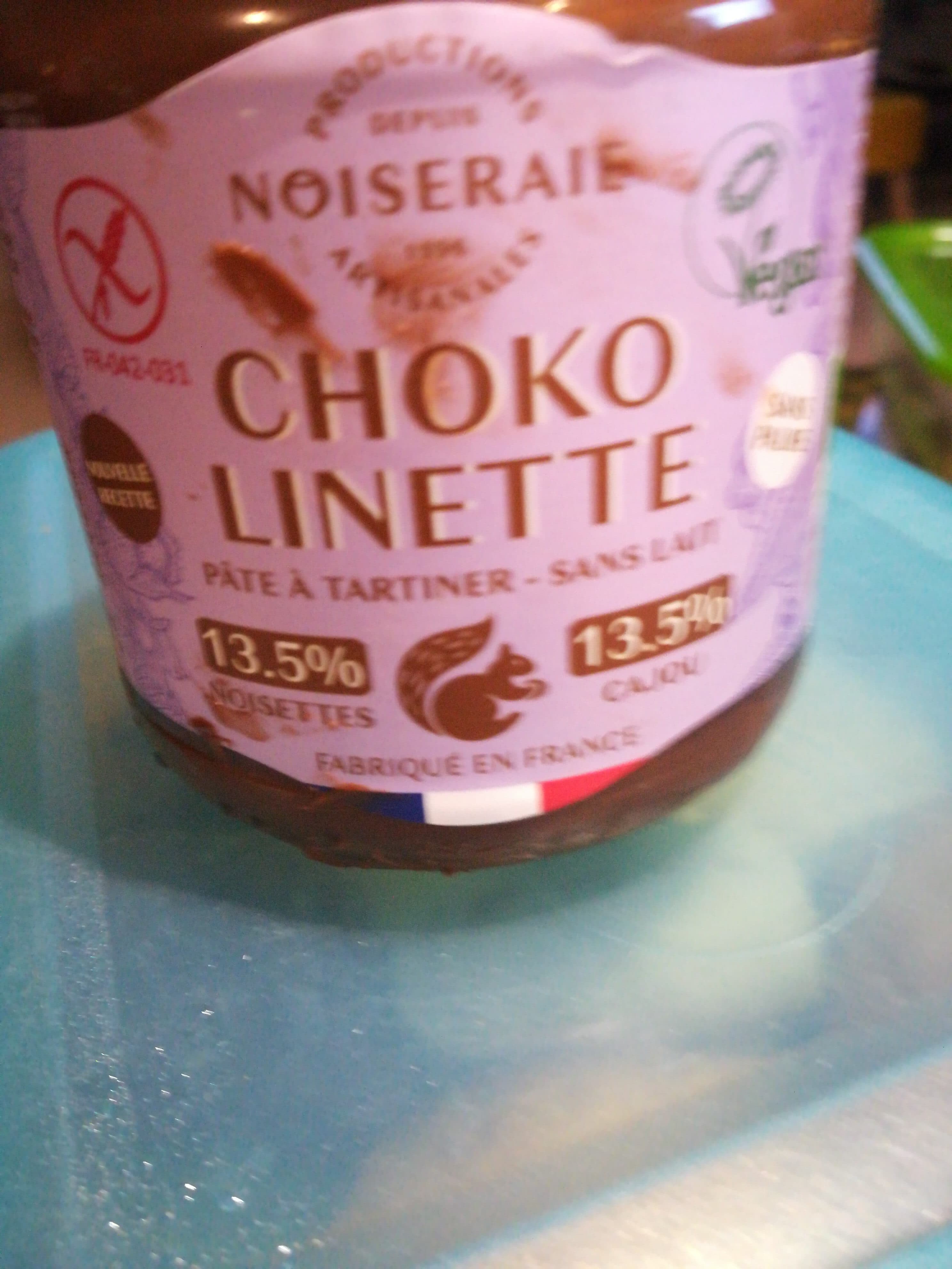 Noiseraie Pâte à tartiner sans lait Chocolinette packshot
