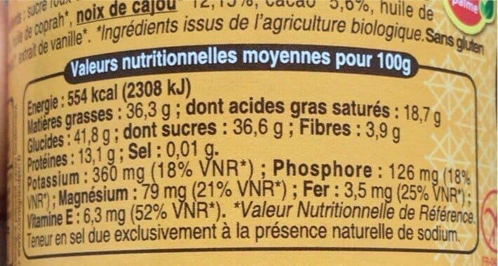 La Berrinoise La Berrinoise noisette cajou packshot