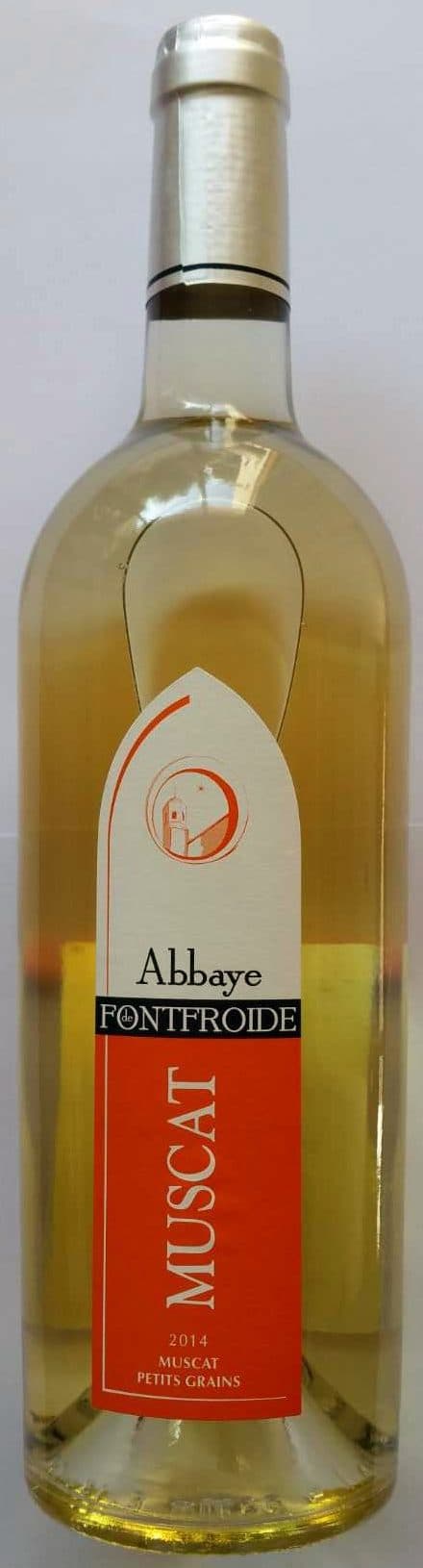 Abbaye de Fontfroide Muscat 2014 Petits grains packshot