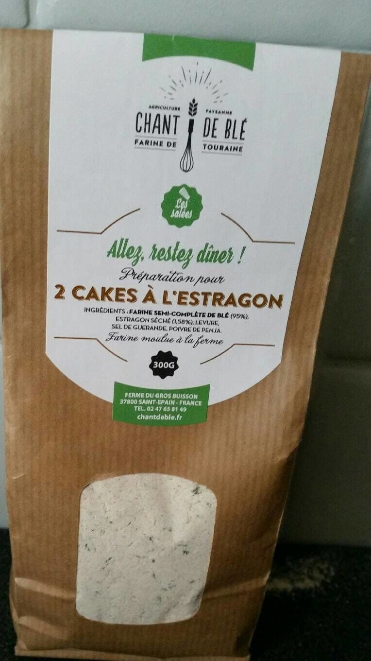 Chant De Ble Préparation pour 2 cakes à l'estragon packshot
