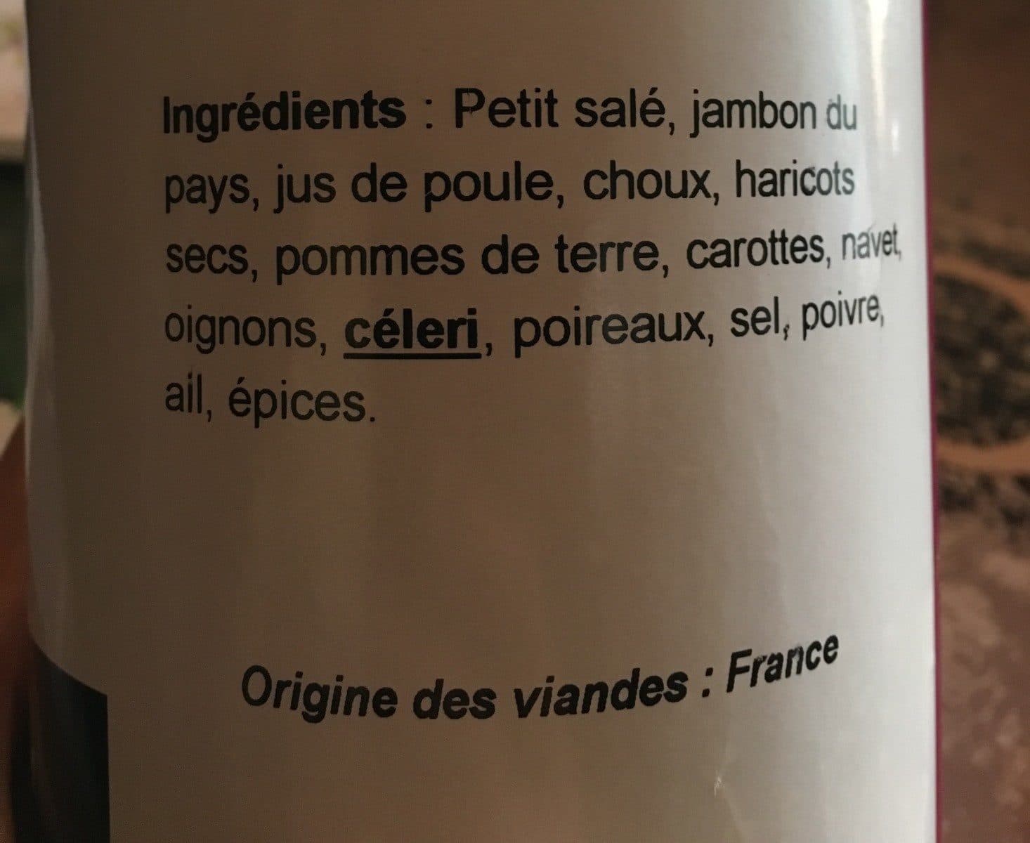 Open Food Facts Garbure packshot