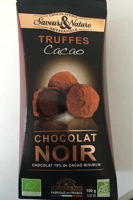 Saveurs & Nature Truffes Cacao packshot