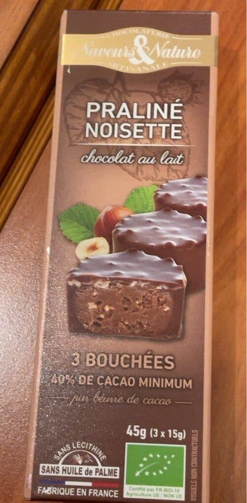 Saveurs & Nature Bouchées de Chocolat au Lait packshot