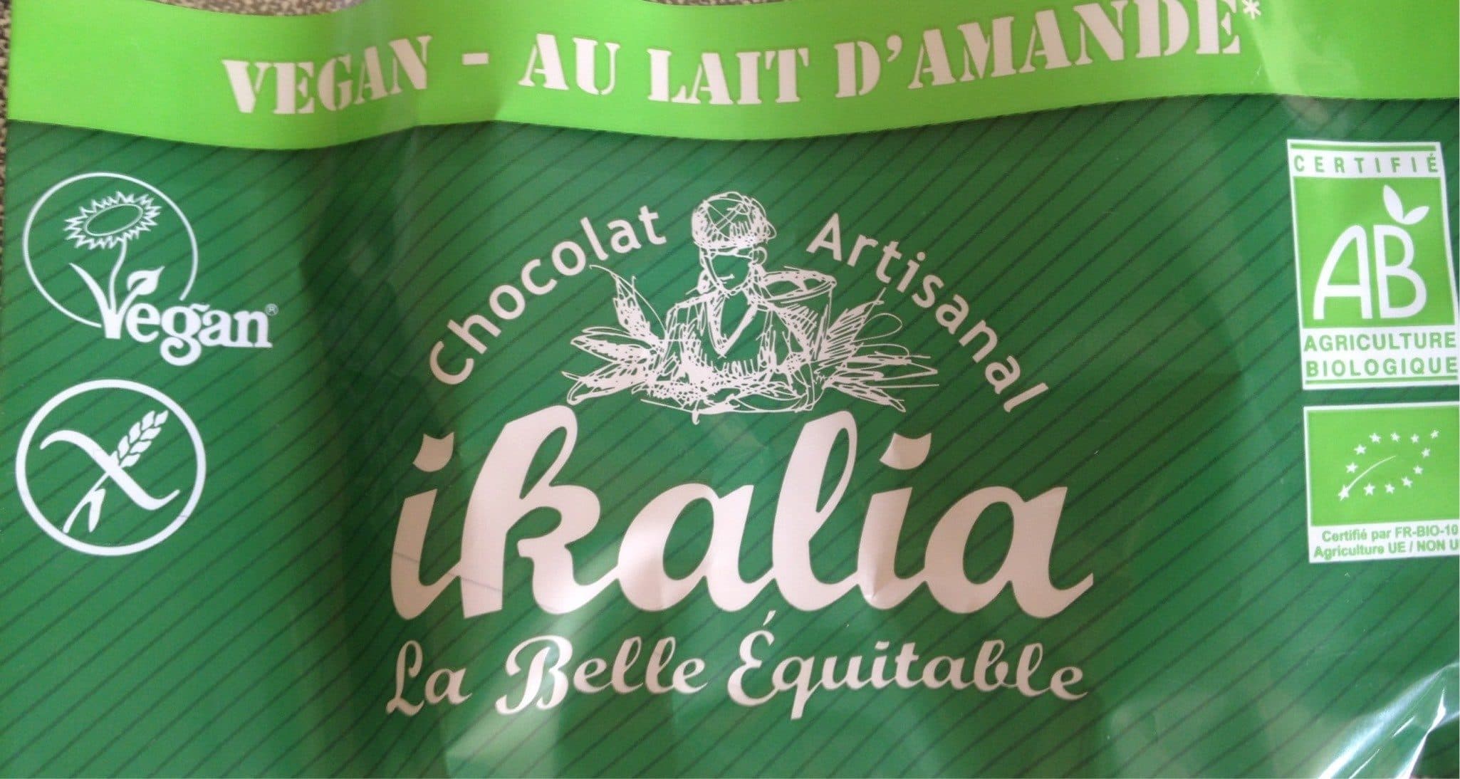 Ikalia Chocolat au lait d'amande packshot