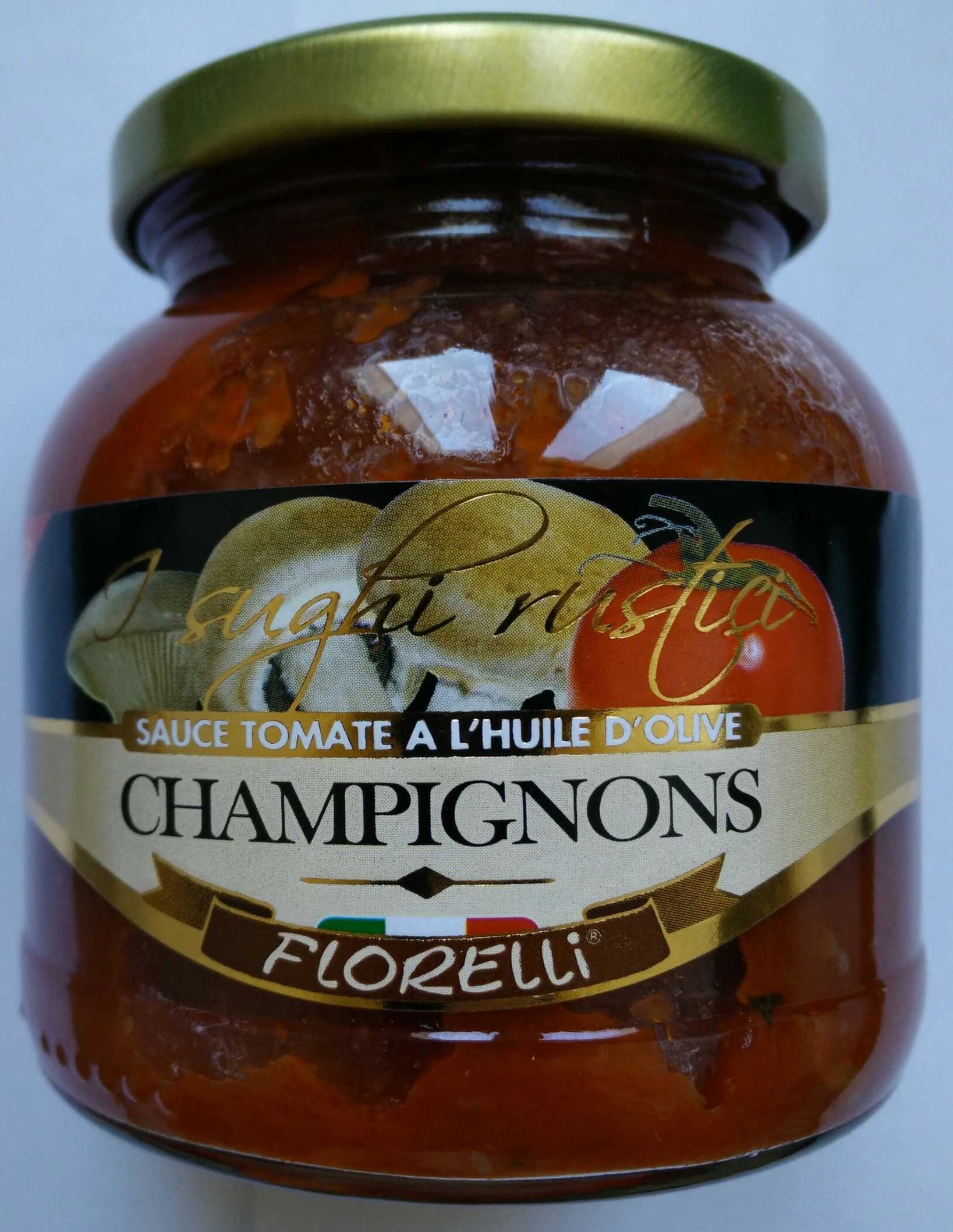 Florelli Sauce tomate à l'huile d'olive Champignons packshot