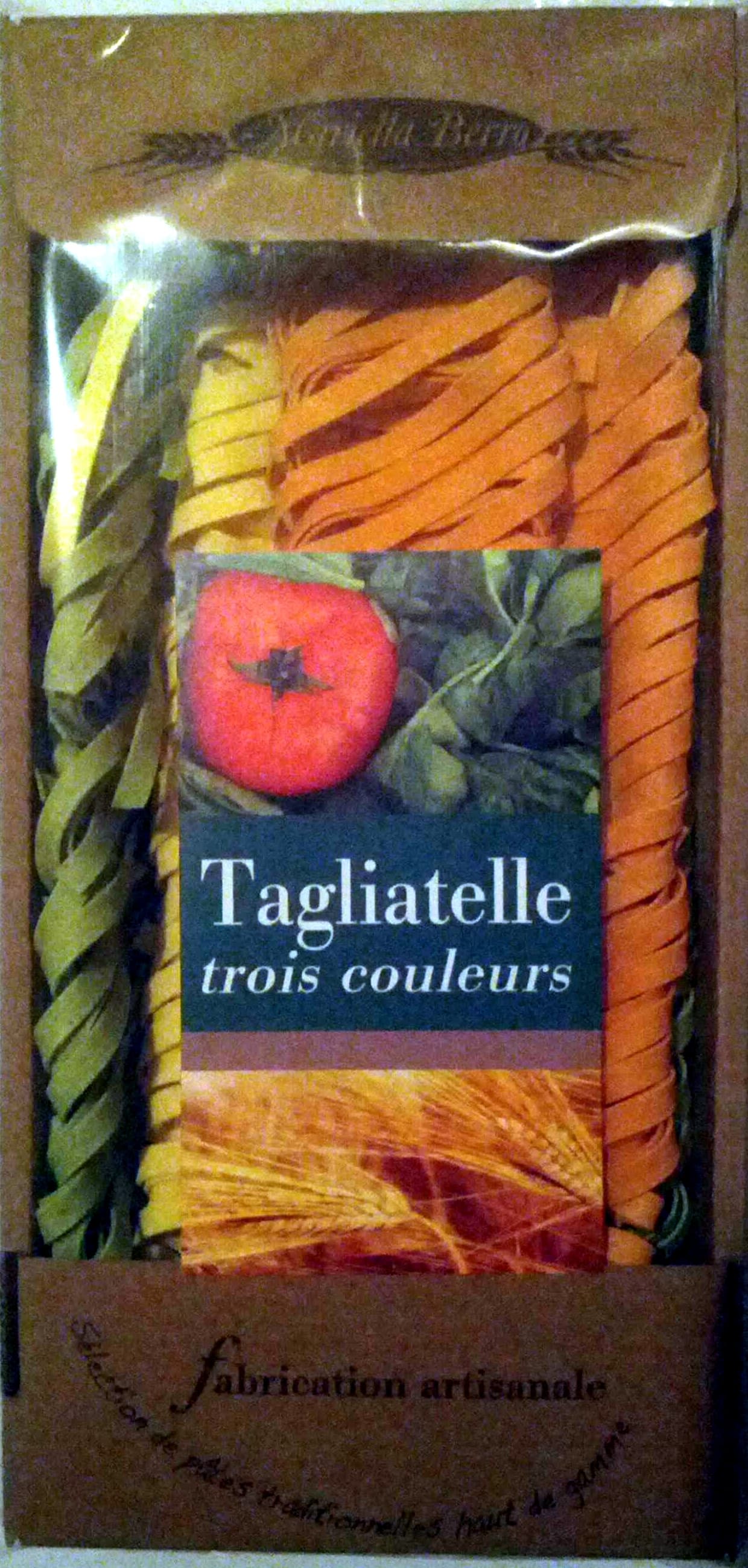 Ital Passion Tagliatelle trois couleurs packshot
