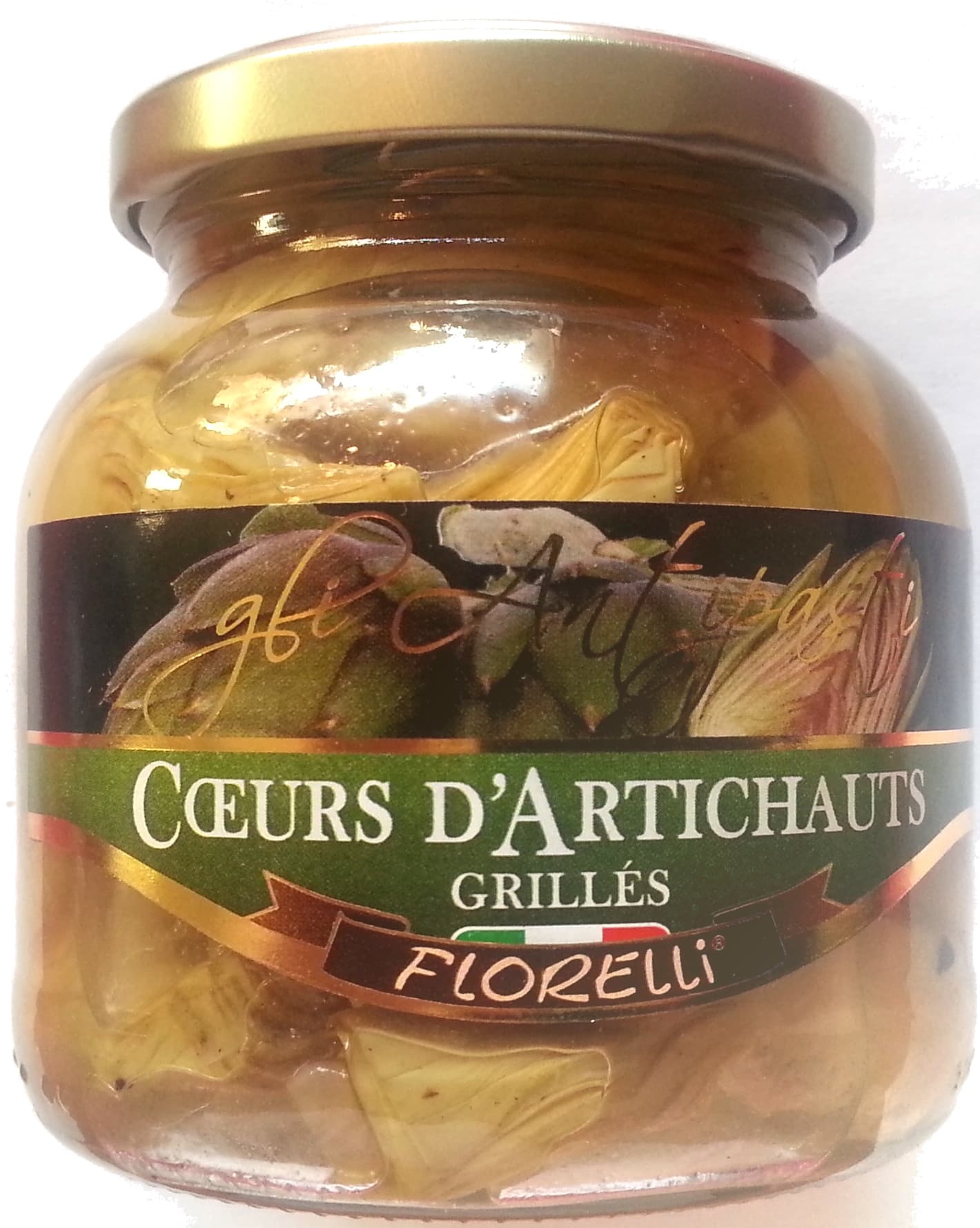 Florelli Coeurs d'artichauts grillés packshot