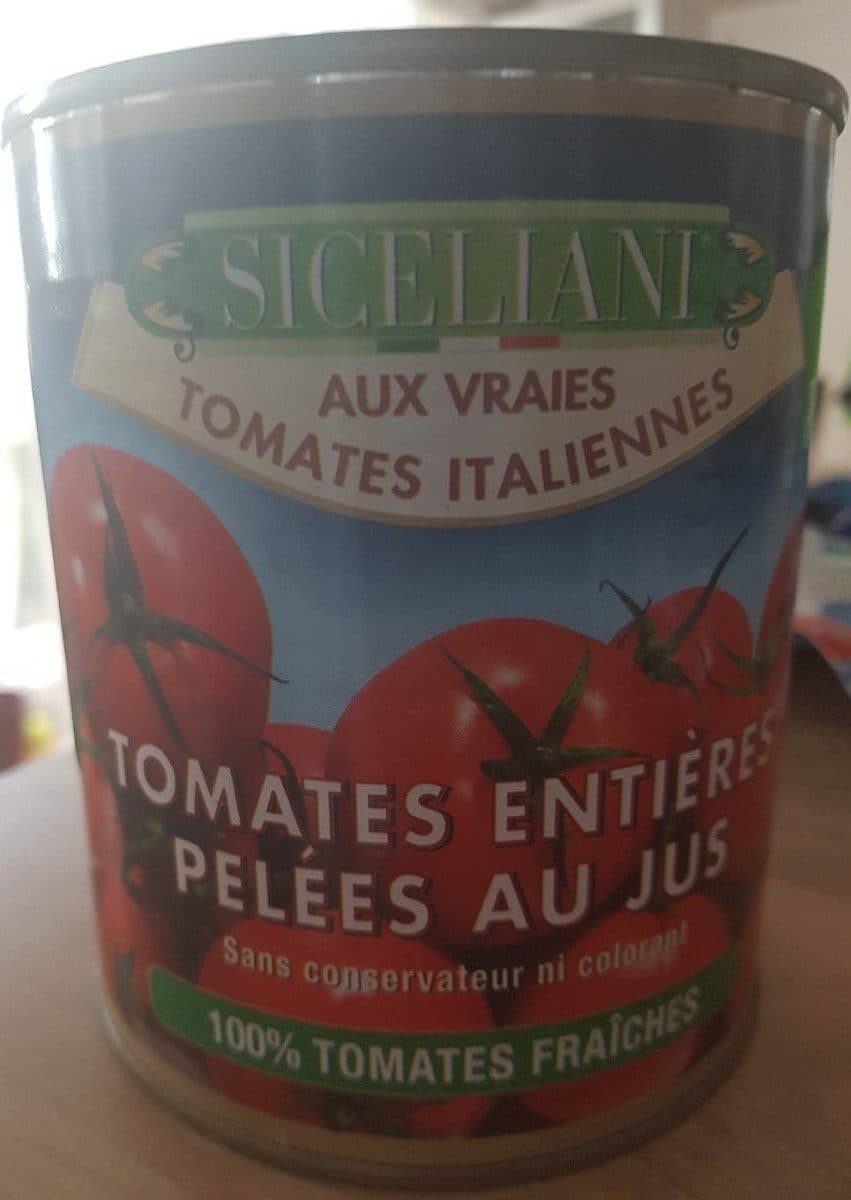 Siceliani Tomates entières pelées au jus packshot