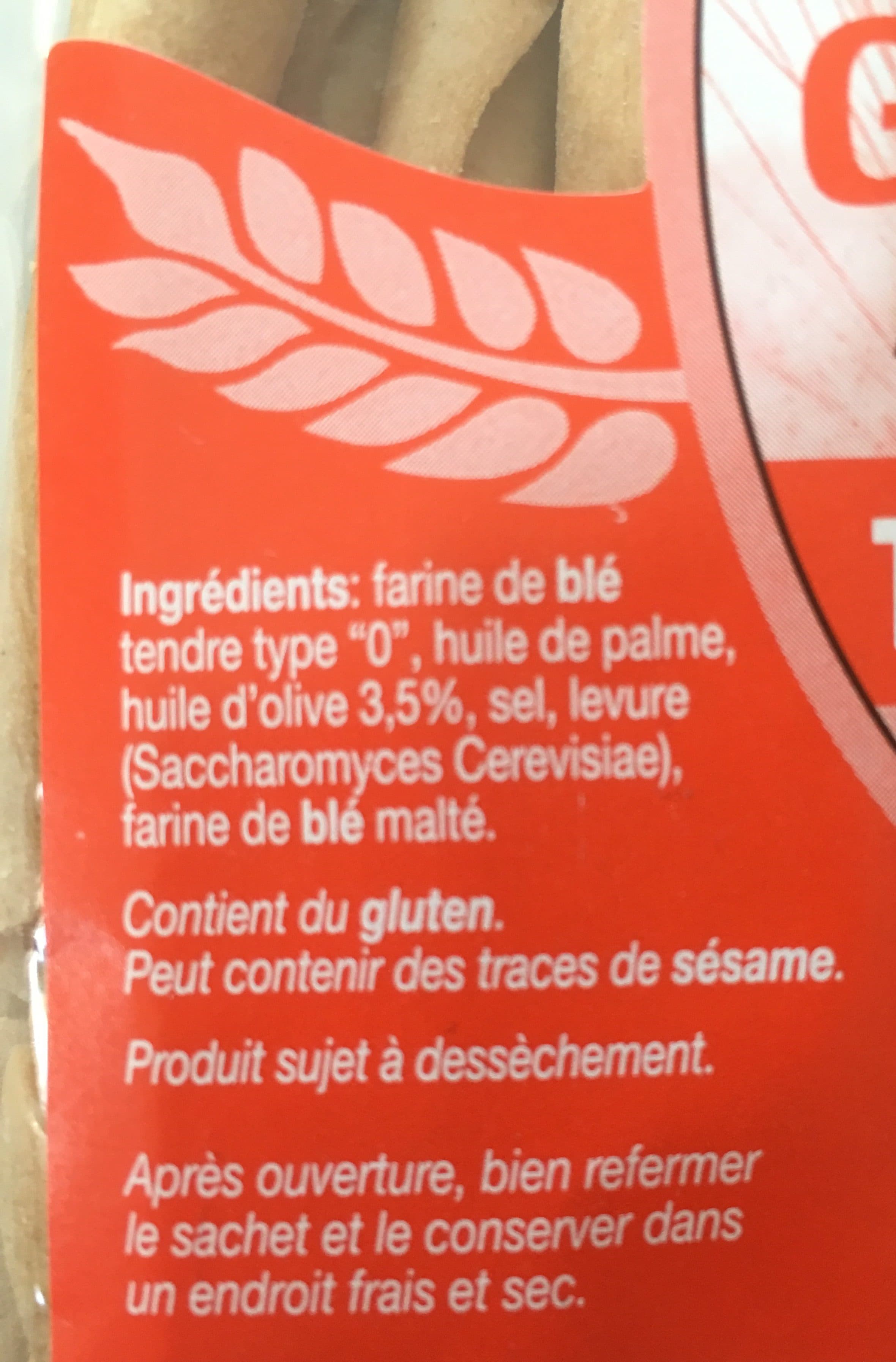 Leader Price Grissini packshot