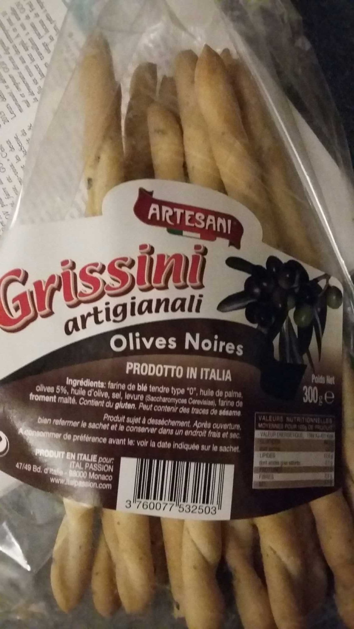 Artesani Grissini packshot