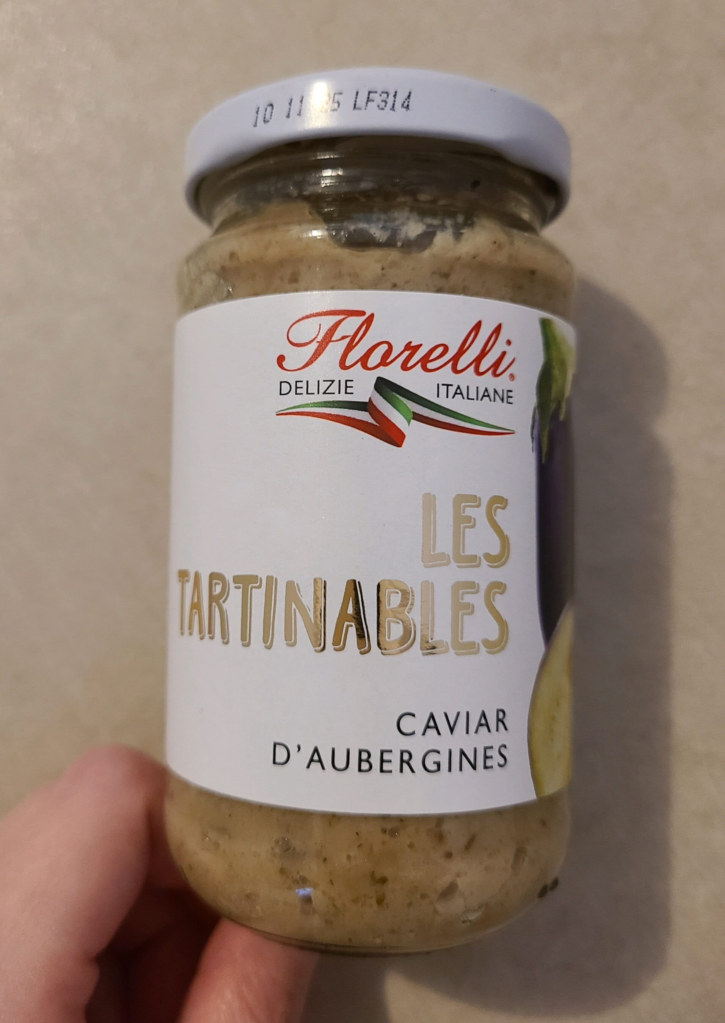 Florelli LES TARTINABLES CAVIAR D'AUBERGINES packshot