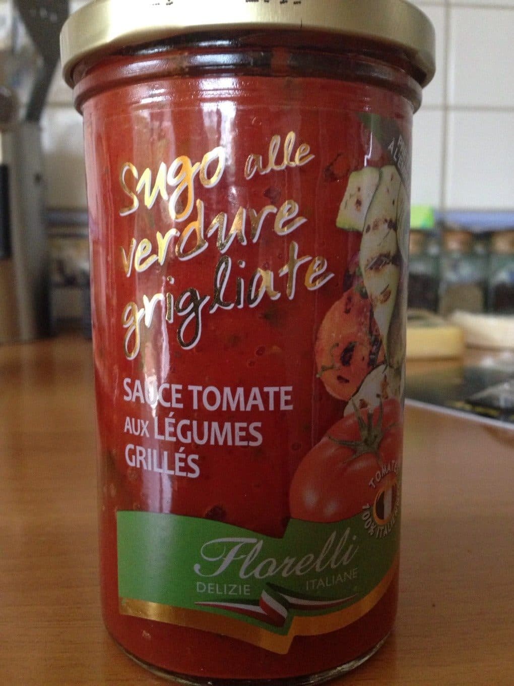 Florelli Sauce tomate aux legumes grilles packshot