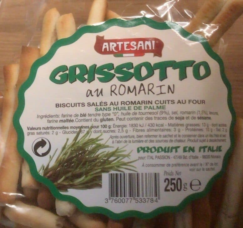 Artesani Grissotto packshot