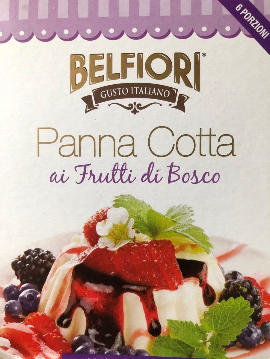 Belfiori Panna cotta ai frutti di bosco packshot