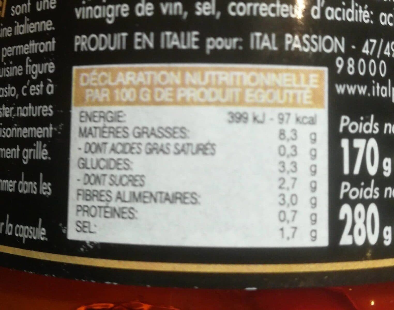 Pernier Poivrons grillés packshot